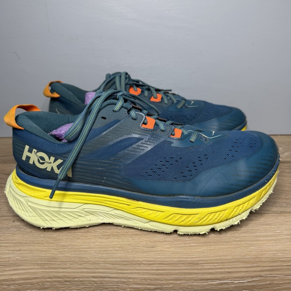 HOKA One One Stinson ATR 6 Blue Coral Men’s 11 Trail Running Shoes Sneakers